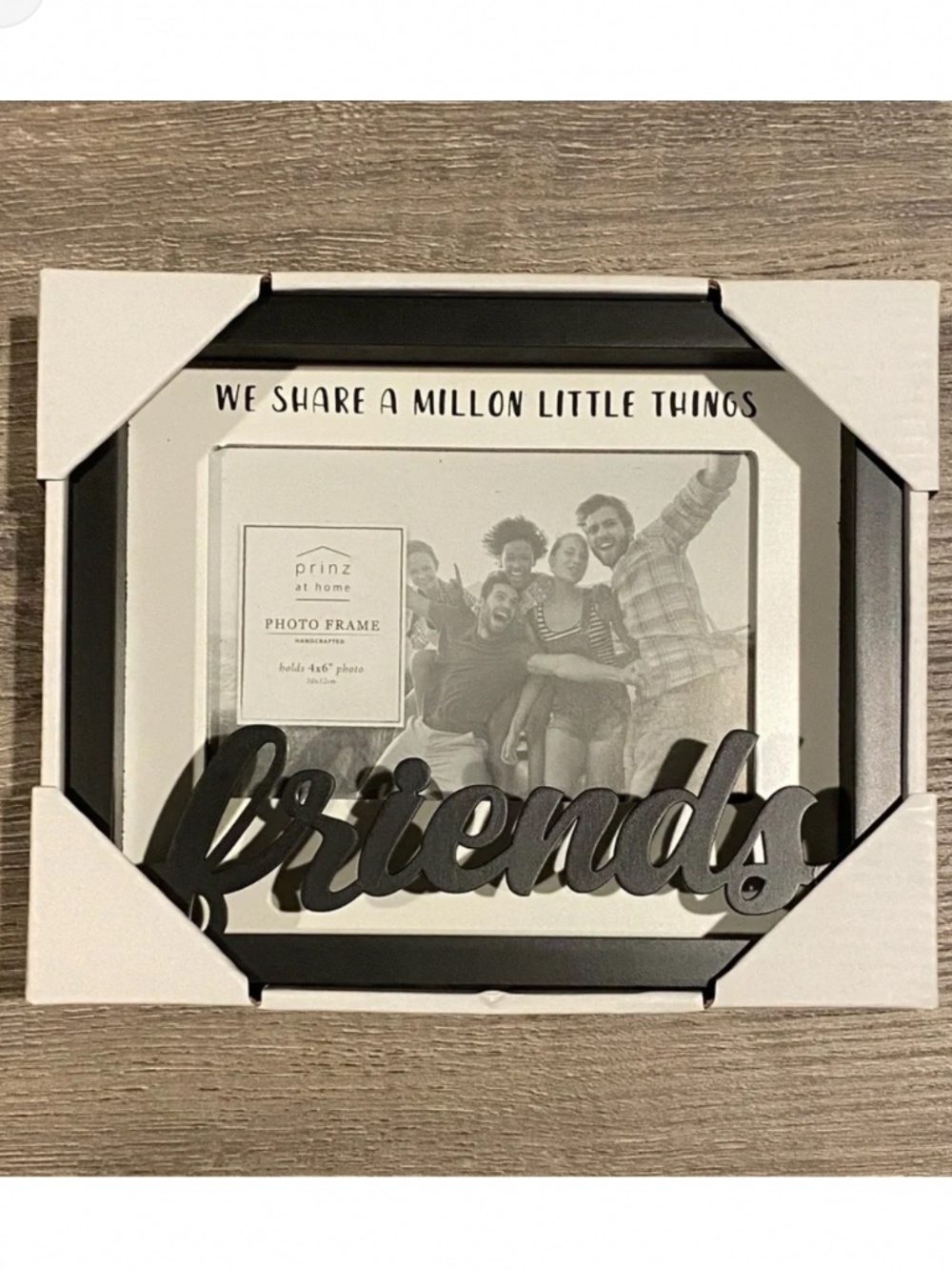 Set of 2 Photo 4x6 Black & White Frames - Picture 3 of 14